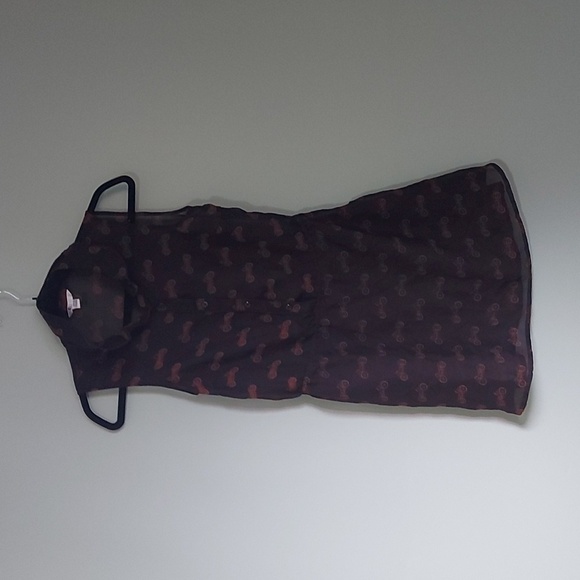 SHEER volcom motorcycle dress/coverup with pockets  small - Picture 1 of 4